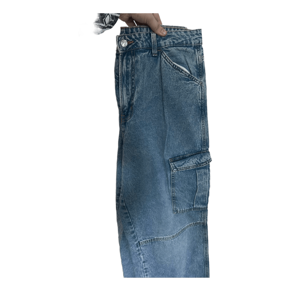 Denim with pockets