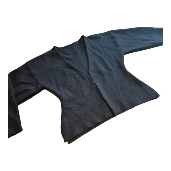 Sort strikket cardigan