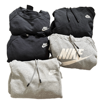 Nike huppareita ja collegepaitoja