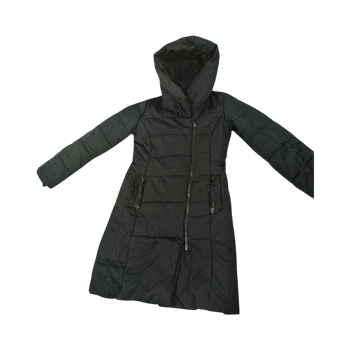 Black padded long coat
