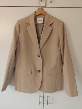 envii beige oversize blazer