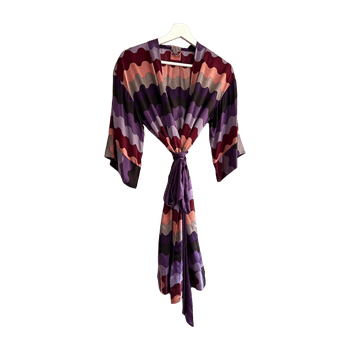 Missoni 100% silk morning robe
