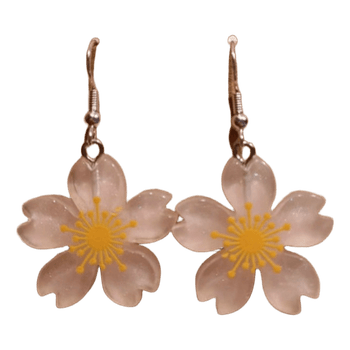 Cherry blossom flower earrings