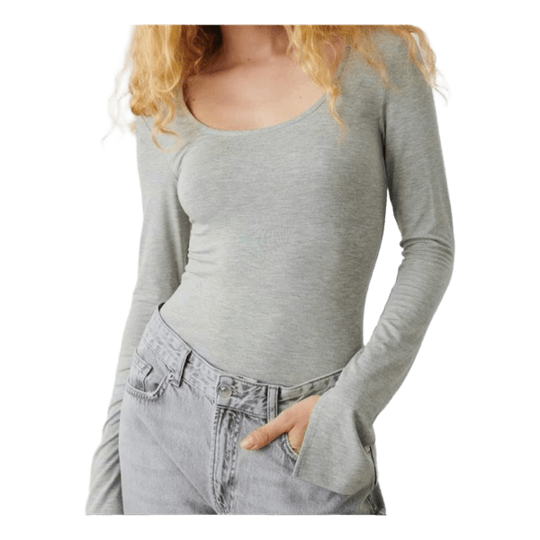 Gina Tricot harmaa paita