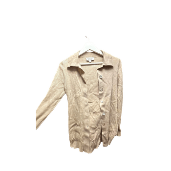 & Other Stories Beige ribbed cardigan