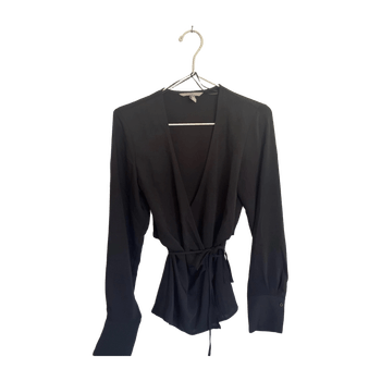 Black wrap top