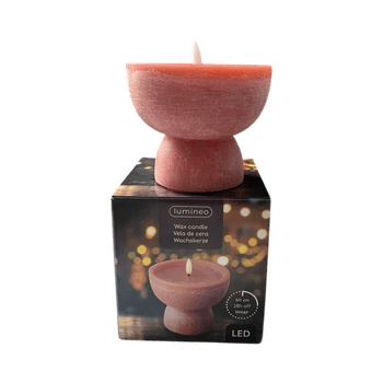 Lumineo keskimodernin LED kynttilä ajastimella