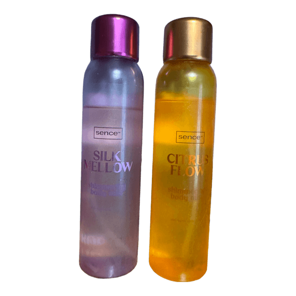Sence shimmer body mists