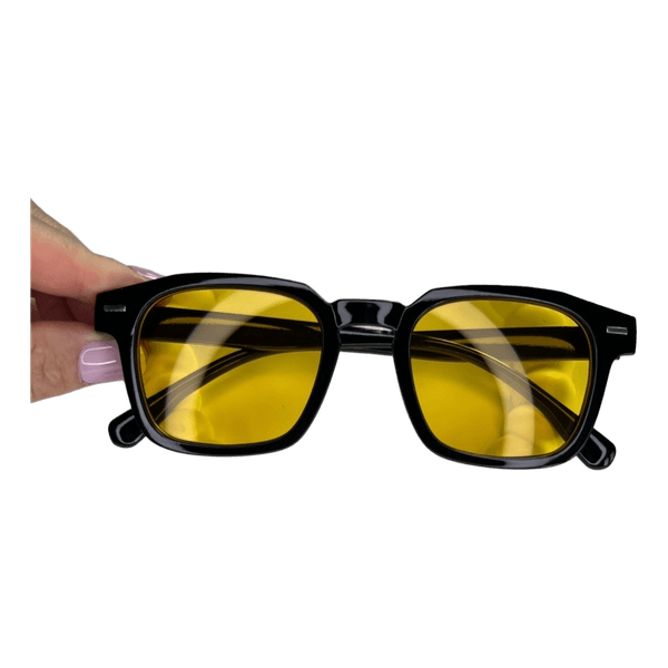 Geltoni nedidukai akiniai nuo saules         sunglasses