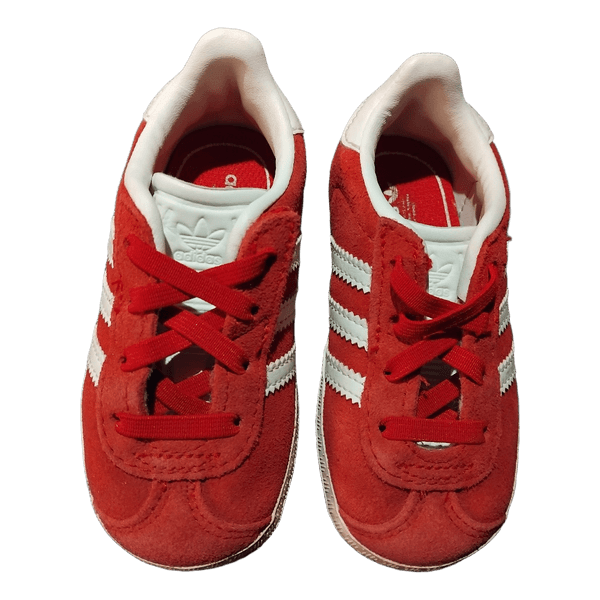 Røde Adidas Gazelle børnesko