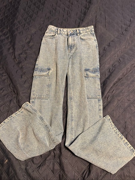 Terranova blue cargo jeans