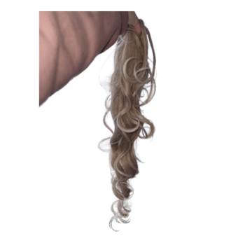Blonde ponytail hair extension