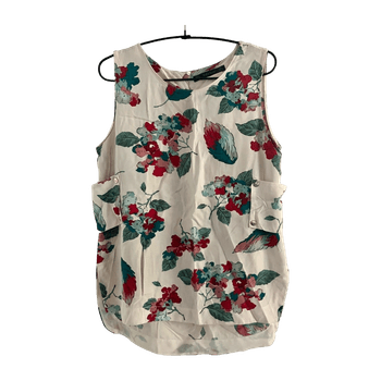 Zara vaalea hihaton pusero, koko S