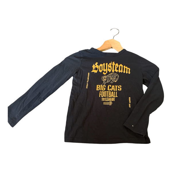 Black long-sleeved top
