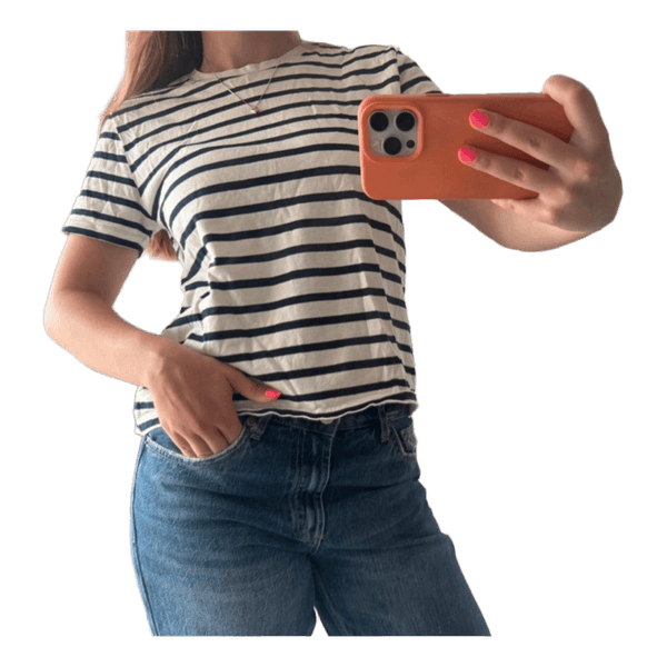 Zara stribet T-shirt