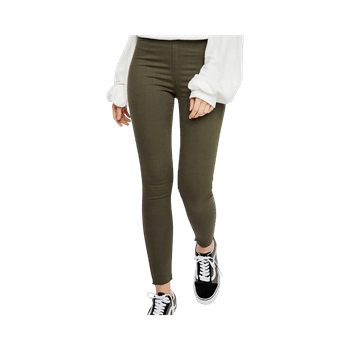 Free People Olive Green High Waist Skinny Jeggings Pants Women’s Size W28 Stretch