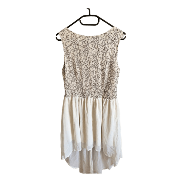 Cream lace dress
