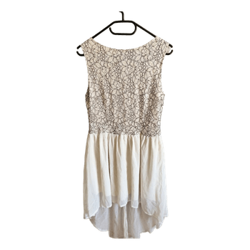 Cream lace dress