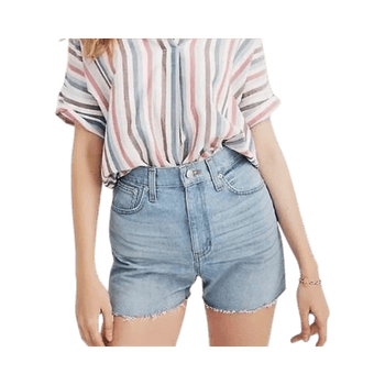 Madewell Perfect Jeans Shorts “Bowman” Light Blue Denim, Size 28 (M)