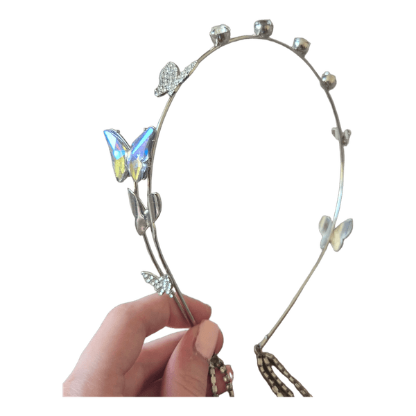 Butterfly embellished headband