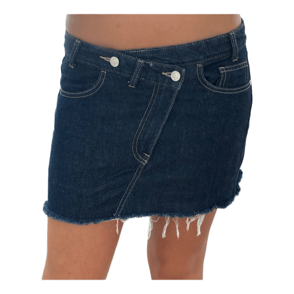 Dark denim miniskirt