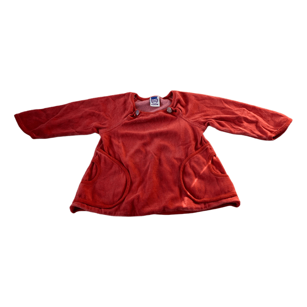 Rød børnebluse