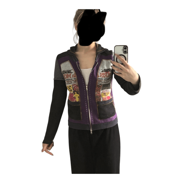 Soggo multicolor zip hoodie