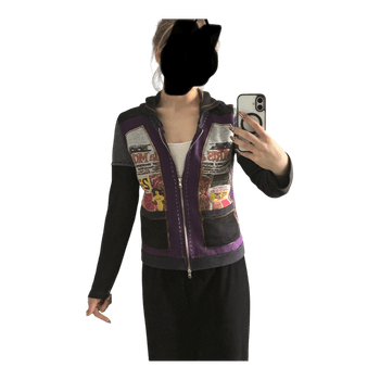 Soggo multicolor zip hoodie