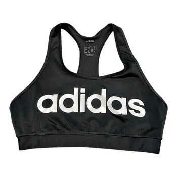 Black adidas sports bra