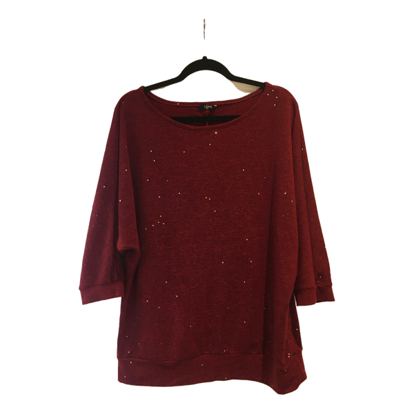 Burgundy shirt