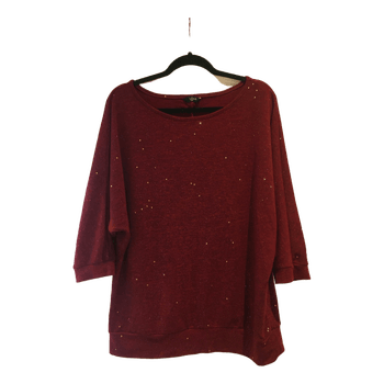 Burgundy shirt