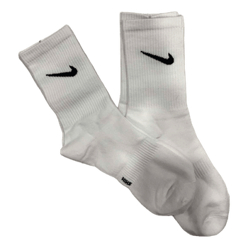 Baltos Nike kojinės