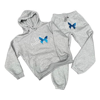 Harmaa Last Butterfly tracksuit