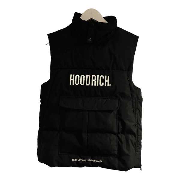 Musta Hoodrich toppaliivi