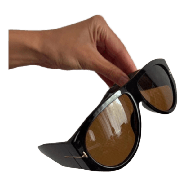 Tom Ford style black sunglasses