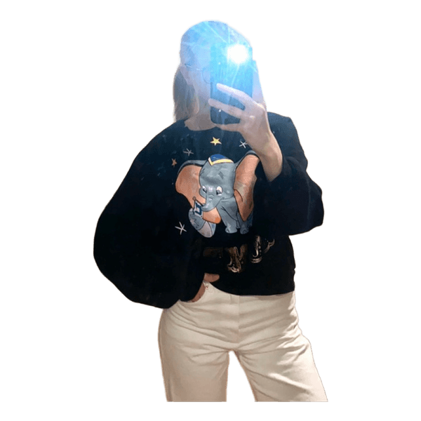 Black Dumbo sweatshirt