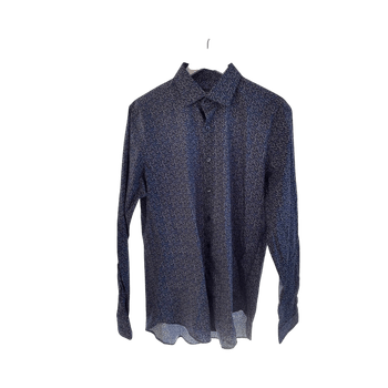Floral cotton stretch shirt