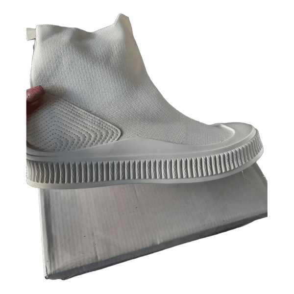 White sock sneakers