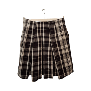 Ruudullinen laskostettu hame