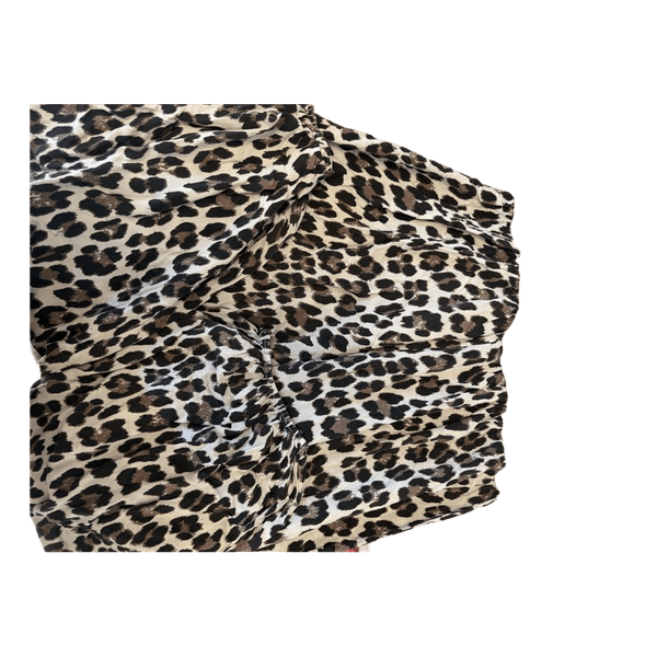 Leopard print skirt