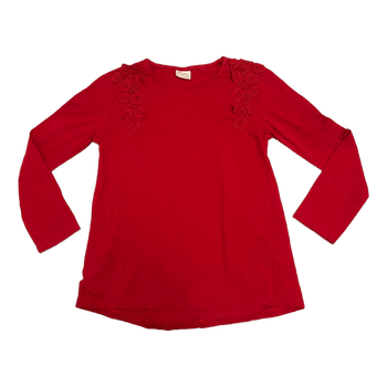 Red long sleeve top
