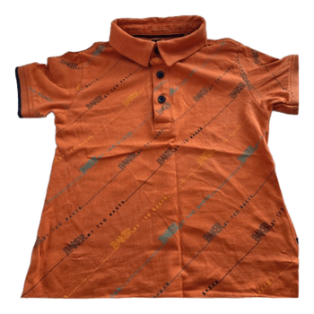 Ted baker orange logo polo shirt