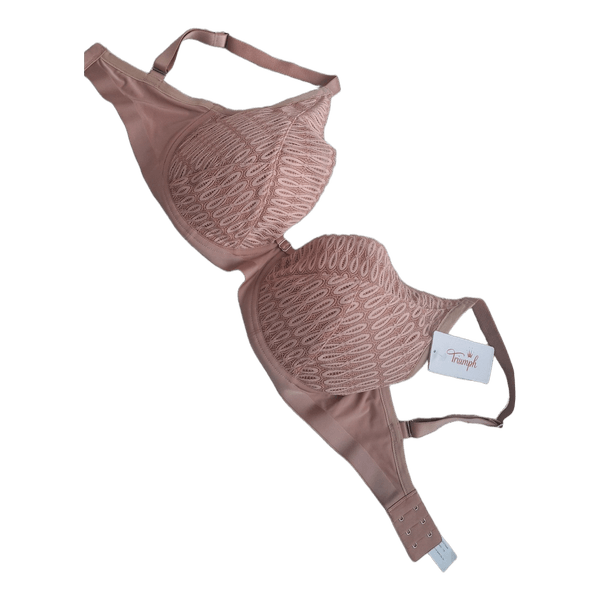 Triumph pink lace bra