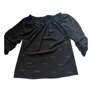Black Miu Miu top