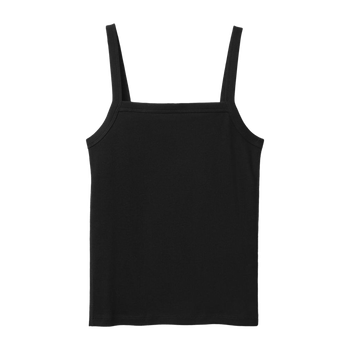 Slim-fit ribbed tank top