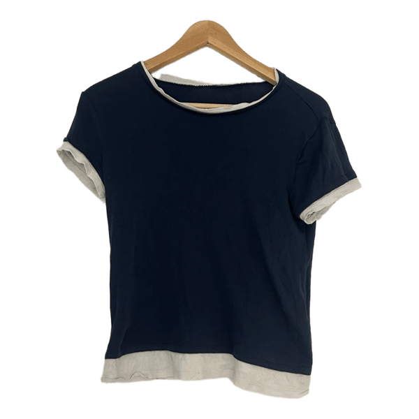 Zara Mørkeblå kortærmet t-shirt