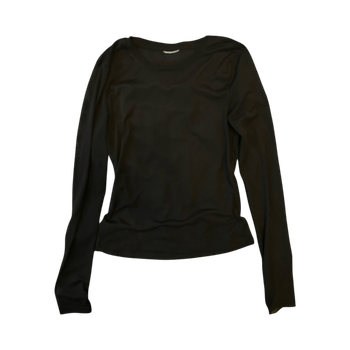 Musta mesh-pitkähihainen