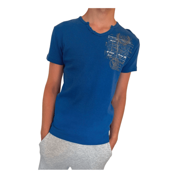 Mėlyni Jack & Jones marškinėliai