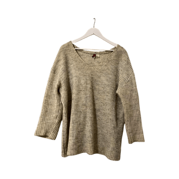 Grey knit sweater