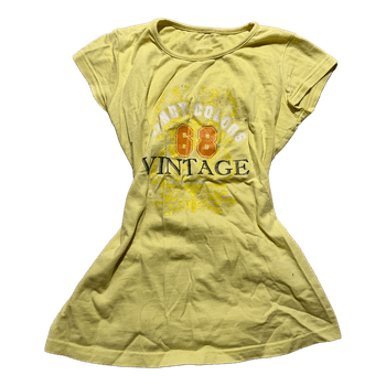 Yellow graphic t-shirt